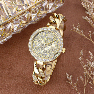 Reloj Hip Hop Cadena Cubana Diamantes Cuarzo - Image 15