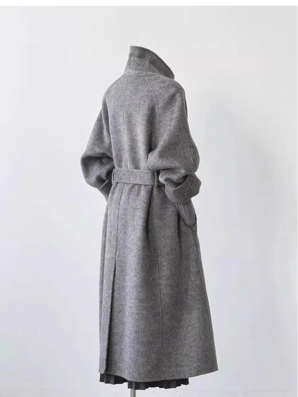 Abrigo de Cachemira Reversible para Mujer