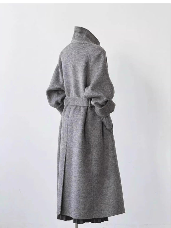 Abrigo de Cachemira Reversible para Mujer