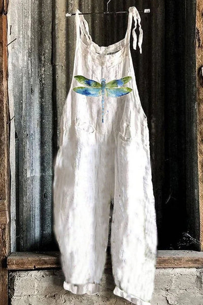 Jumpsuit Retro de Pierna Ancha para Mujer con Estampado Dulce - Image 20