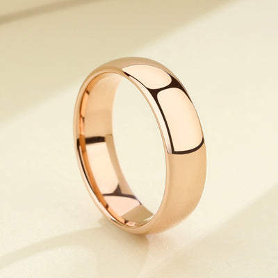 Anillo de Oro 18K Liso para Hombre y Mujer - Oro Rosa y Multicolor - Image 6
