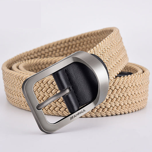 Cinturón de Lona Tejida Versátil para Hombre y Mujer - Image 6