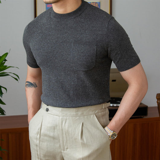 Camiseta Clásica de Cuello Redondo y Manga Corta - Image 5