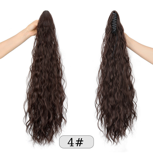 Extensión de Cabello Rizado Efecto Agua - Rizos Voluminosos Tipo Maíz - Image 9