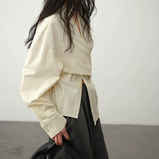 Blusa Asimétrica Reductora con Corte Deconstruido - Image 10