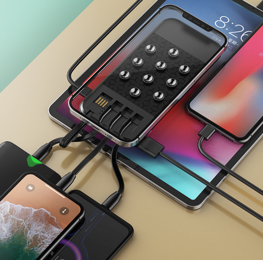 Soporte Móvil Portátil con Power Bank Integrado Ultra Delgado - Image 11