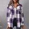 Camisa Cuadros Mujer - Chaqueta Versátil de Tartán