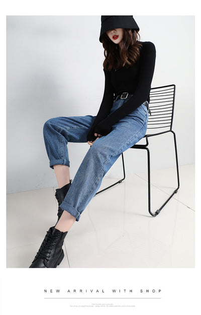 Pantalones Harem Escolares Sueltos para Mujer - Image 11