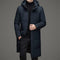 Chaqueta Acolchada de Pato con Gorro Desmontable - Abrigo Cálido Hombre