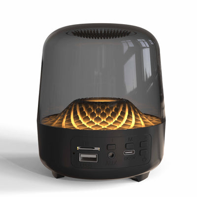 Subwoofer de Escritorio Bluetooth Negro y Oro - Image 10