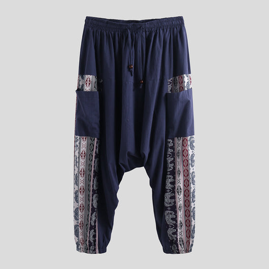 Pantalones Casuales Holgados con Estampado Degradado para Hombre - Image 11