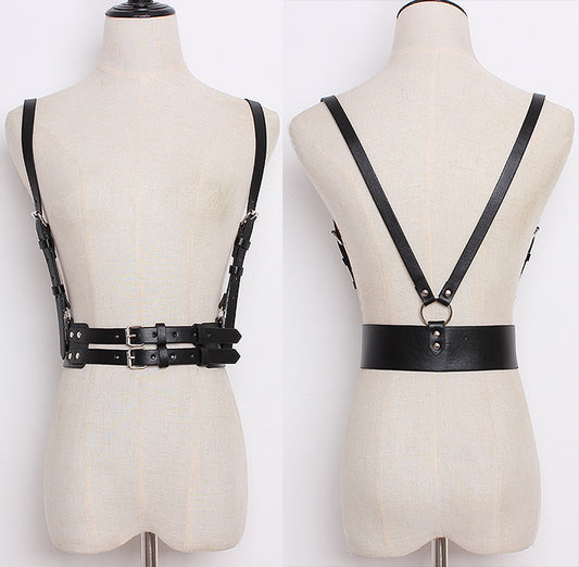 Cinturón Decorativo Tipo Suspensor Ancho - Complemento Versátil para Cualquier Outfit