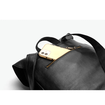 Mochila de Cuero Genuino Gran Capacidad para Mujer - Image 3