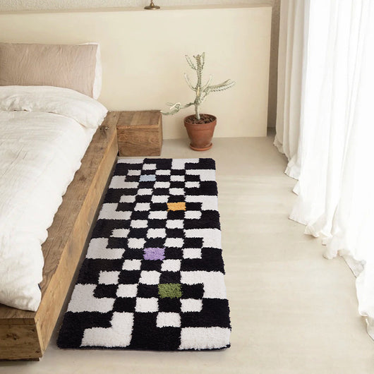 Tapete Decorativo Ajedrez para Dormitorio y Entrada - Image 11