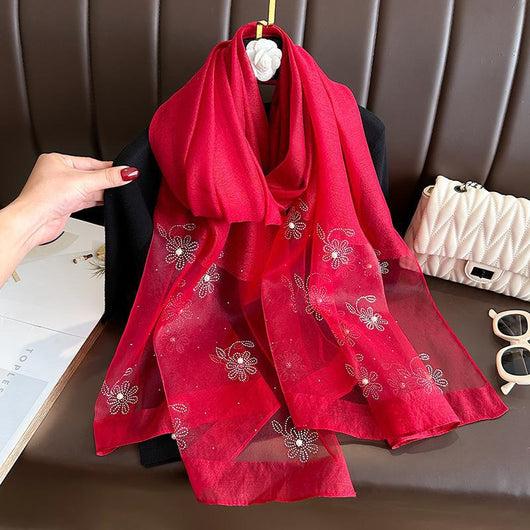 Chal Estampado y Perlado Premium para Abrigo - Image 12