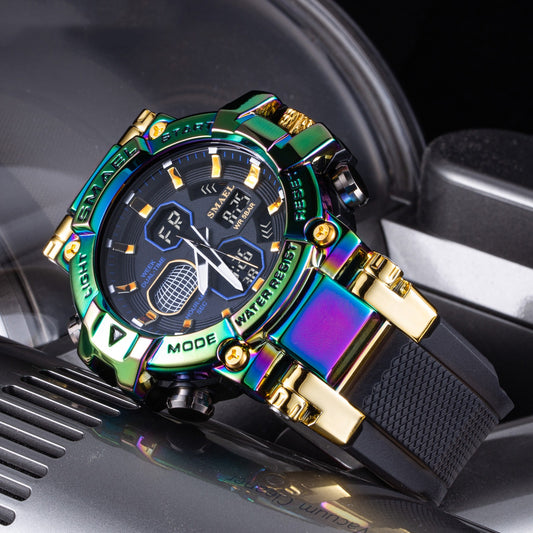 Reloj Deportivo de Aleación Colorida para Hombre - Image 2