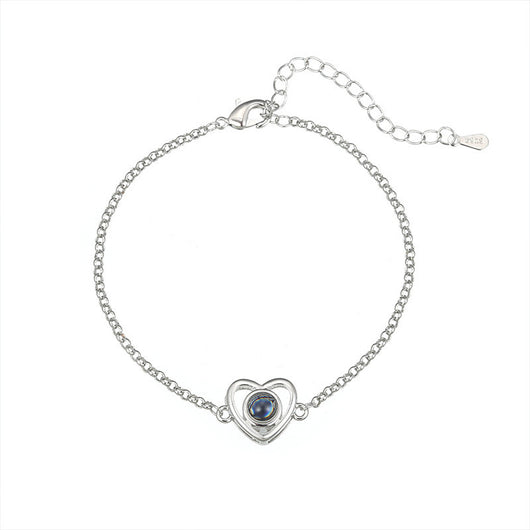 Pulsera de Piedra con Proyección de Foto Personalizada - Amor Eterno - Image 4