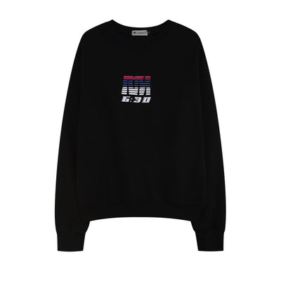Playera Manga Larga Estampado Alfabeto Relajado para Hombre - Image 2