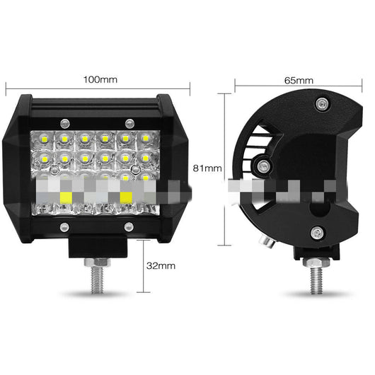 Barra de Luces LED 72W de 4 Filas para Vehículos Todoterreno - Image 4