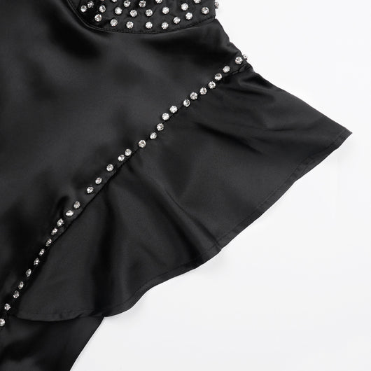 Vestido de Noche Elegante con Strass y Cintura Alta - Image 19
