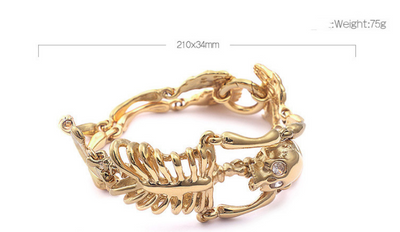 Pulsera Calavera de Acero Titanio para Hombre - Diseño Creativo y Personalizable - Image 6