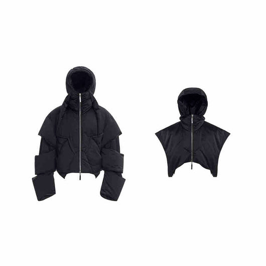 Chaqueta Acolchada Desmontable Space Pilot 90 Plumón de Pato Blanco para Niños - Image 4