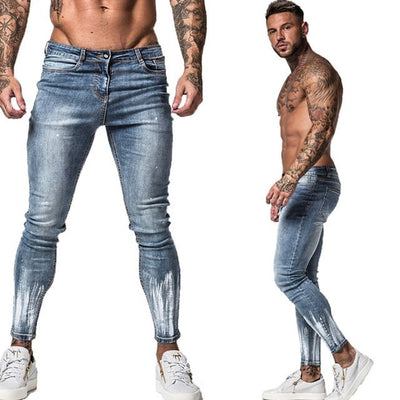 Pantalones Jeans Patchwork Fit Clásico para Hombre - Image 17