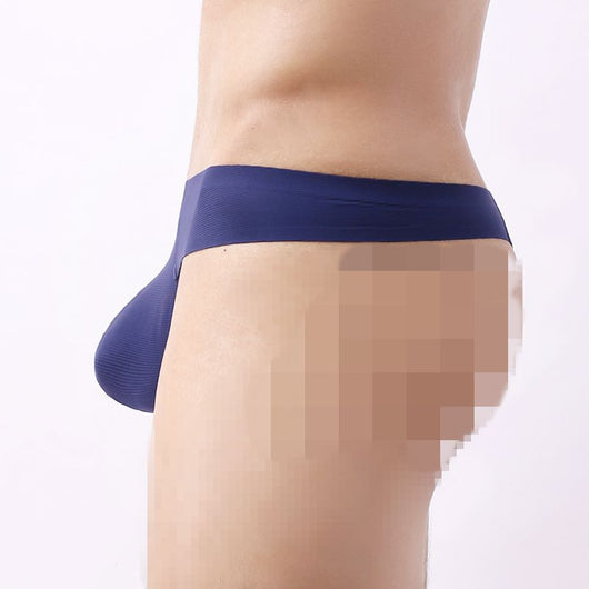 Calzoncillo Tipo Tanga para Hombre Bajo Sexy Sin Costuras con Rayas - Image 18