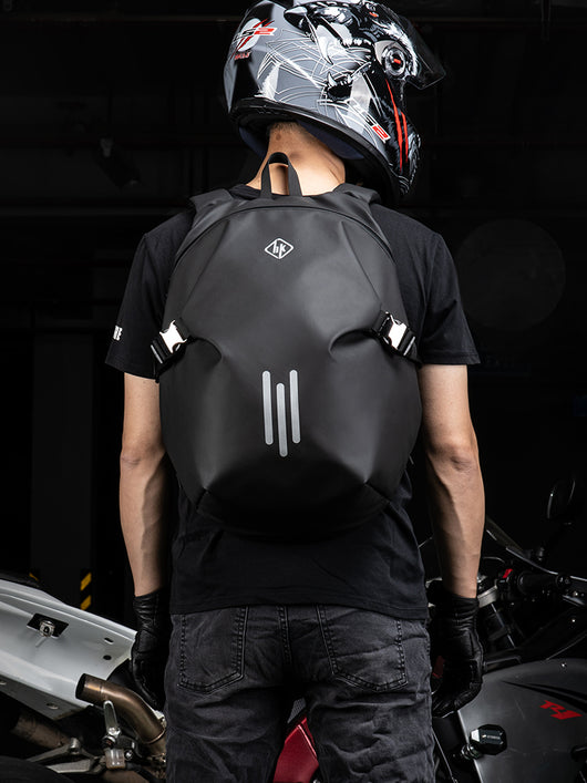 Mochila Impermeable para Motociclista con Compartimento para Casco