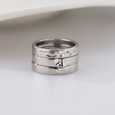Anillo Minimalista de Diseño Táctil - Image 2