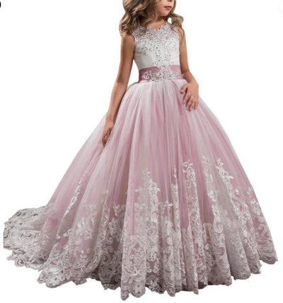 Vestido de Fiesta Infantil con Encaje - Diseño Europa y EE.UU. - Image 11