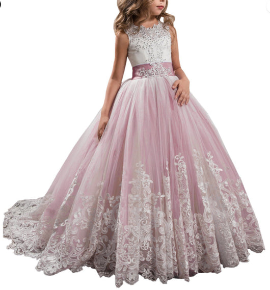 Vestido de Fiesta Infantil con Encaje - Diseño Europa y EE.UU. - Image 11