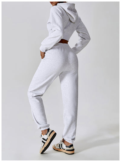 Pantalones Deportivos de Terciopelo Polar para Mujer - Corte Recto y Cómodo - Image 9