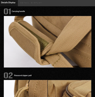 Mochila Táctica Camuflaje Nylon - Bolso Crossbody para Hombre - Image 18