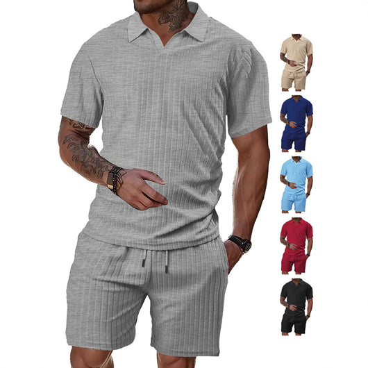 Conjunto Deportivo Casual Hombre Tela Transpirable Cuello Redondo - Image 4