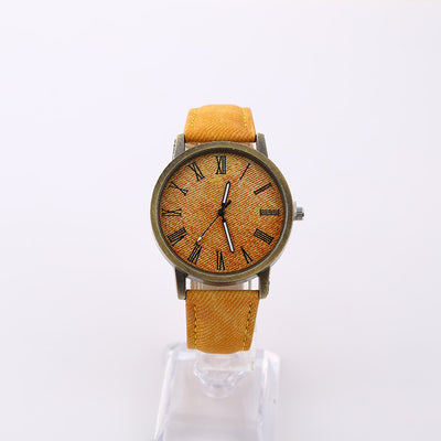 Reloj de Cuarzo para Mujer con Correa Denim Casual - Image 7