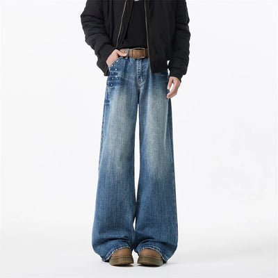 Jeans American Rivet Efecto Desgastado con Estilo Lightning - Image 17