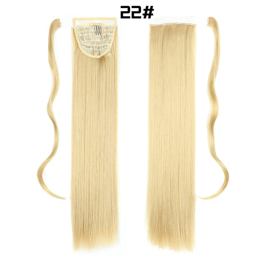 Cola de Caballo Extensible con Velcro - Cabello Liso Europeo - Image 11