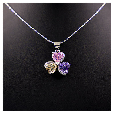 Conjunto de Joyería Trébol de Zirconia para Mujer - Image 7