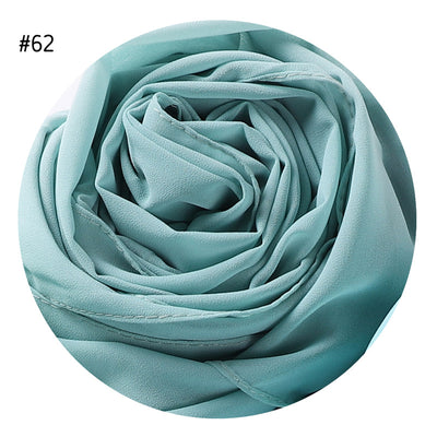 Pañuelo de Gasa Perlada en Colores Sólidos - Cobertura Elegante Monocromática - Image 65