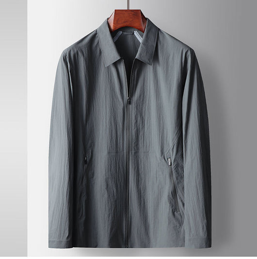 Chaqueta Hombre Primavera Verano Solapa Costura Invisible - Image 14