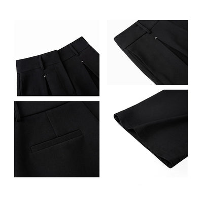 Pantalón de Pierna Ancha Cintura Alta Slim Fit - Image 11