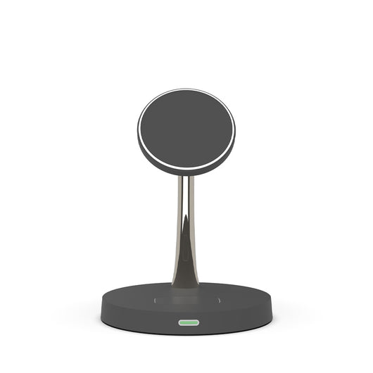 Soporte de Carga Inalámbrica 3 en 1 de 15W con Luz Nocturna Magnética