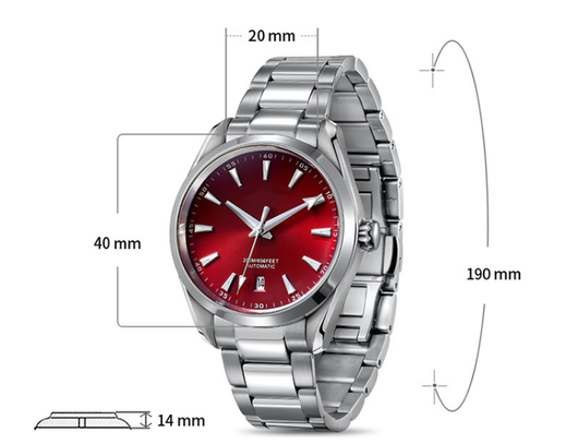 Reloj Automático de Acero Inoxidable para Hombre - Image 10