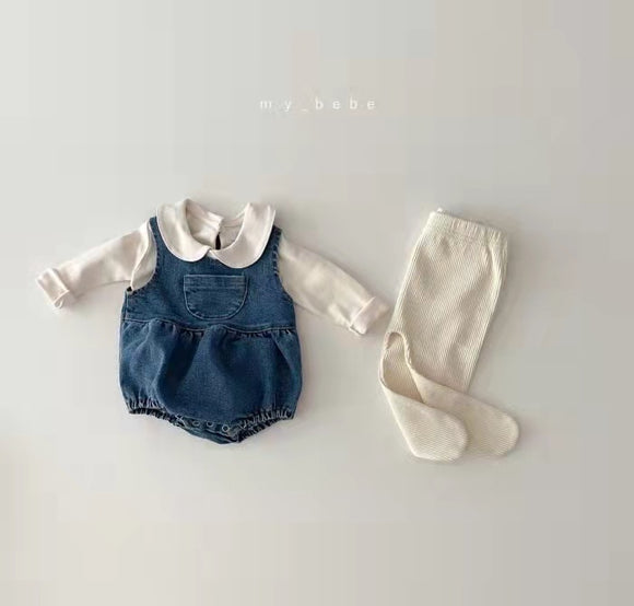 Pijama Enterizo de Franela con Lunares para Bebé