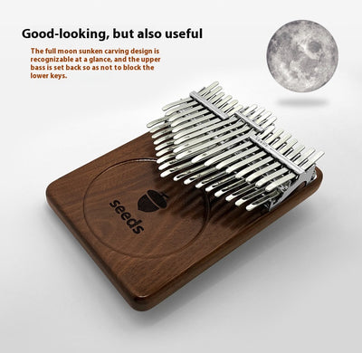 Kalimba de 34 Tonos Doble Capa en Madera de Nogal - Image 16