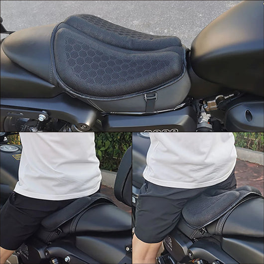 Asiento de Moto con Amortiguación Premium - Protección Solar y Transpirable - Image 35