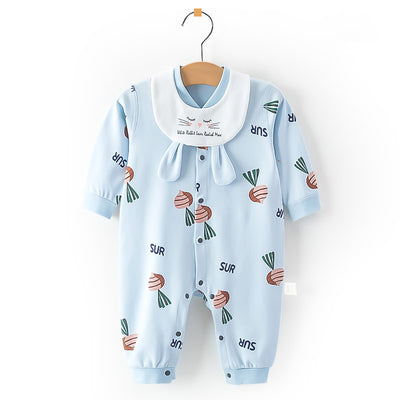 Enterizo Romper de Algodón y Lana con Entrepierna Cómoda - Image 4
