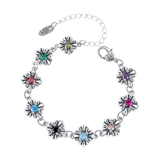 Pulsera de Plata 925 Margarita Vintage Diseño Original Joyería Artesanal - Image 6