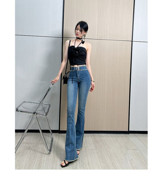 Jeans Skinny Retro Estilo Hong Kong para Mujer - Tela Ligera Verano - Image 12